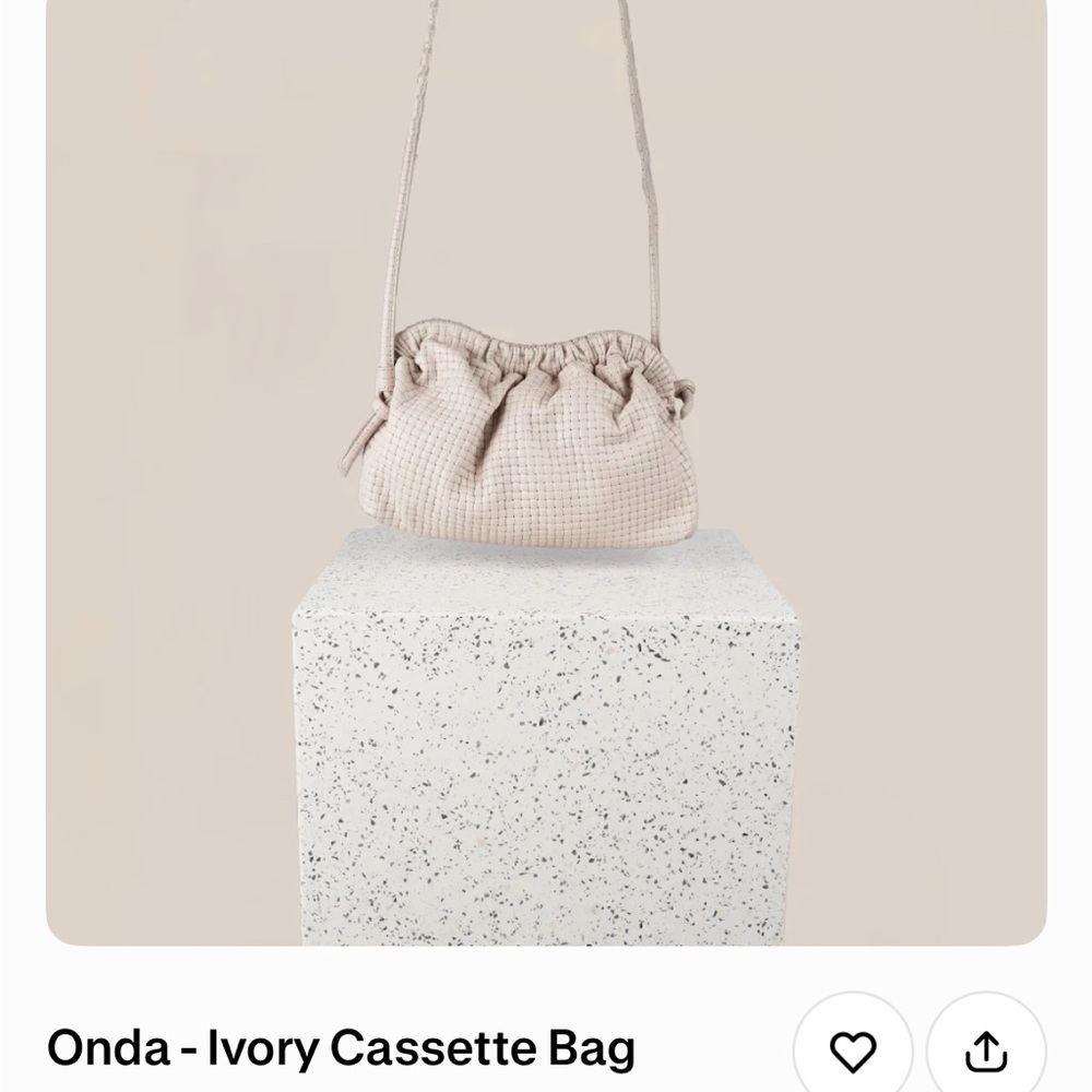 Asoliani Onda Ivory Cassette Bag by